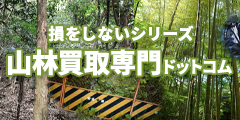 損をしないシリーズ　山林買取専門ドットコム